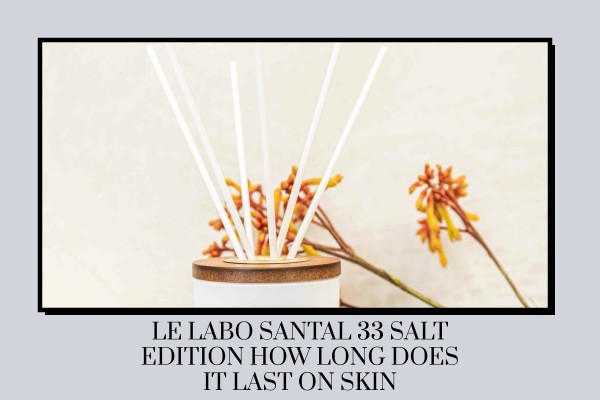 Le Labo Santal 33 Salt Edition how long does it last on skin