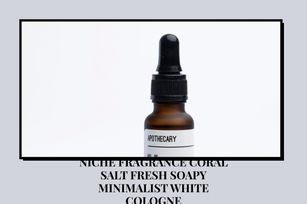 Niche Fragrance Coral Salt fresh soapy minimalist white cologne